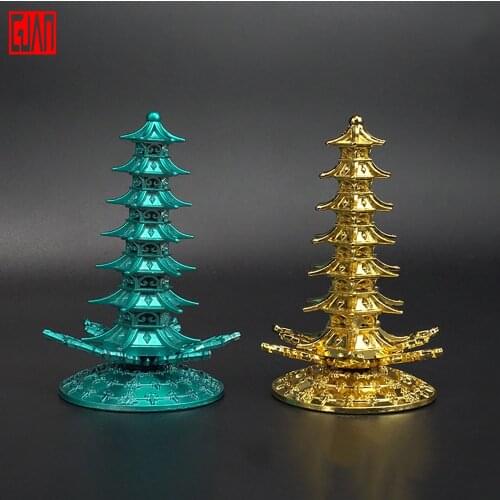 Douluo Mainland Surrounding Auxiliary Wuhun Qibao Liuli Tazong Alloy Model Ornament Metal Toy Handmade 10cm Metal Toy Ornament