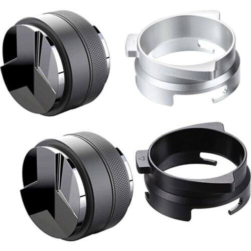 Coffee Powder Ring,54MM Espresso Dosing Funnel Universal Coffee Powder Receiving Dosing Ring Coffee Machine