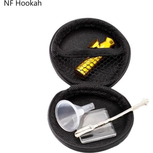 5-piece set Hot-selling snuff bottle kit portable smoking set headset bag Snuff Snorter Accessories Snuff Snorter