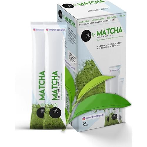 Matcha Spade Japanese Tea Fit Antioxidant Detox , 5 or 10 Packs , Anti-Aging Traditional Healthy Tea dry Powder Tea