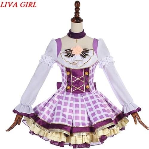 Liva girl 2018 High Quality Love Live School Idol Project Tojo Nozomi Flower Bouquet Dress Uniform Outfit Anime Cosplay Costumes