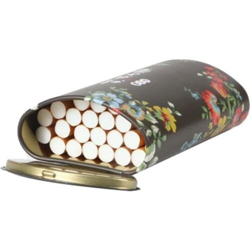 Xin Jia Yi Packaging Metal Boxes Metal Containers Customized Coffee Tea Tin Package Full Printed Small Cigar Tin Box With Lid