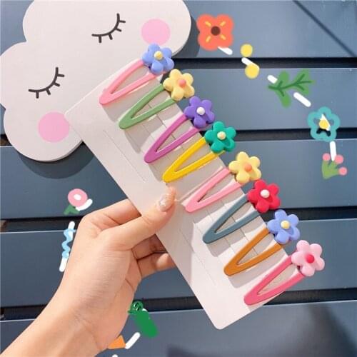 MISANANRYNE Women Girls Hair Accessories Fashion Flower Hairpins Cute Hair Clip Simple Barrettes Geometric Headwear Set