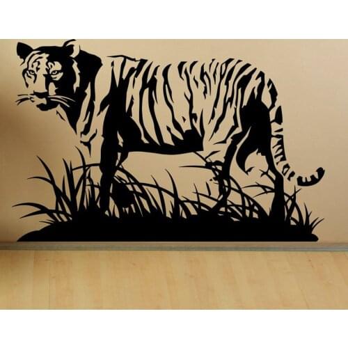 Tiger Beast Wall Decal Vinyl Stickers Predator Animals Wildcat Home Decoration Wall Sticker Art Murals Bedroom Decor D913