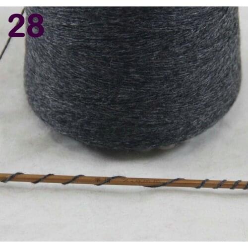 Sales 1X500g high quality 100% pure cashmere warm soft hand-woven tower yarn DarkGray 262-5028