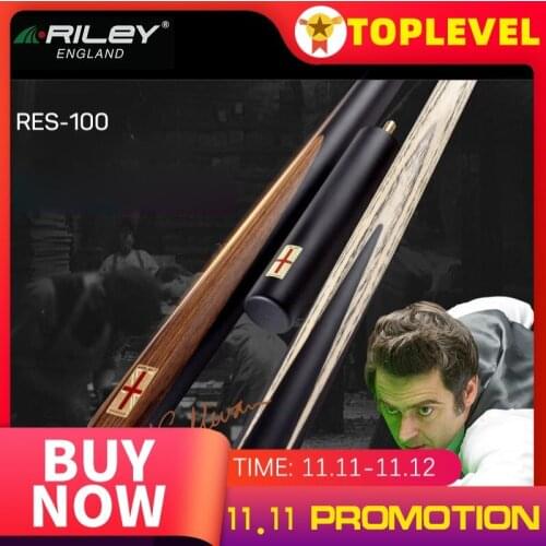 RILEY RES-100 3/4 Snooker Cue For Competition High-end Billiard Cue Kit Stick with RILEY CC-SR1 Case with Extension 9.5mm Tip