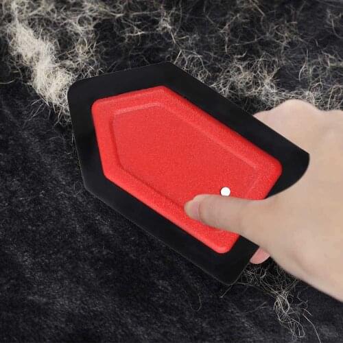 Pet Hair Remover Dog Hair Removal Device Sofa Car Detail Scraper Pet Hair Brush Remover Silicone Brush Pet Supplies Dog Scraper