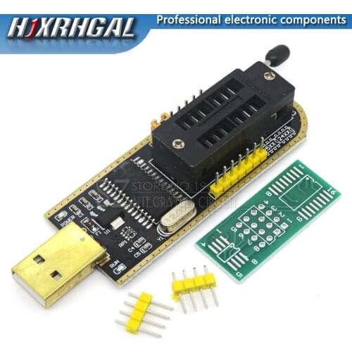 50PCS CH341A CH341 24 25 Series EEPROM Flash BIOS USB Programmer with Software & Driver