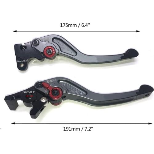 High Quality Alloy 2 Pcs/Set Motorcycle Brake Handle Car Brake Handles Clutch Lever Fit For Motorbike Modification Cars
