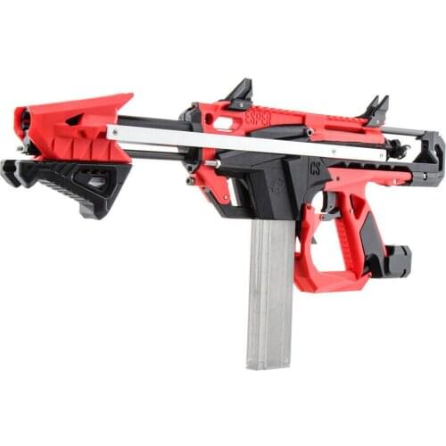 Worker Mod F10555 Esper DIY Sword Crossbow Blaster Model B Color Red Black