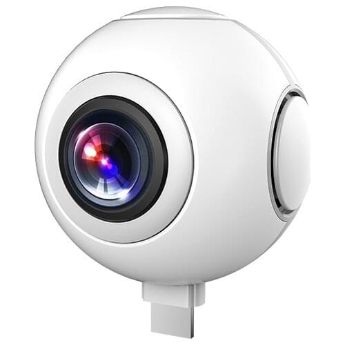 360-Degree Panoramic Camera Selfie 1080P 2MP 720-Degree High-Definition Fisheye Dual-Lens Mobile Phone VR Sports Camera