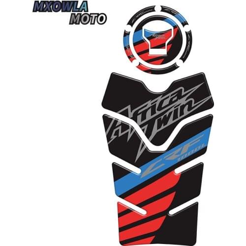 3D Tank Gas Cap Pad Pad Filler Cover Sticker decals Fit HONDA Africa Twin CRF1000L CRF1000 F 2016 2017 2018