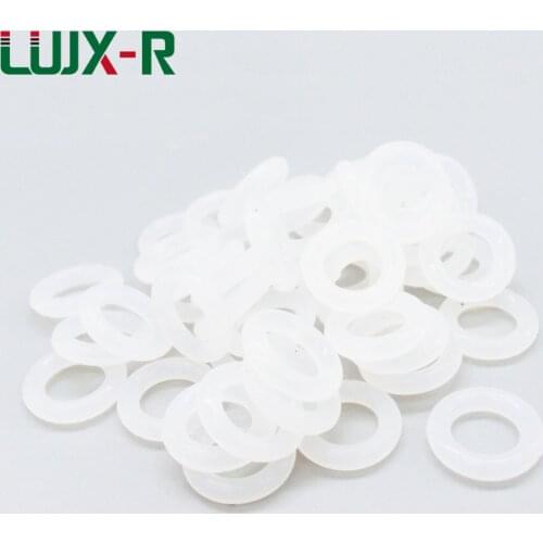 LUJX-R 20pcs White Silicone O Ring Seal 3mm CS O-ring Gasket OD 10 11 12 16 17 18 20 21 24mm Food Grade Sealing Washer O Grommet