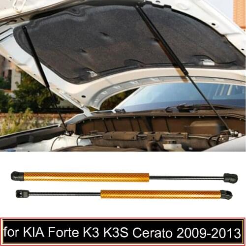 Lift Support Shock Damper for Mazda 3 Axela BM BN 2013-2018 Front Bonnet Modify Gas Struts Absorber Car Styling Carbon Fiber