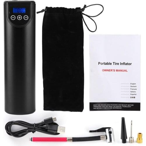 Car pump car accessories Air Compressor Tire Inflator PSI BAR KPA KG CM² Pump 12V 150PSI Wireless Portable Chargeable Car air