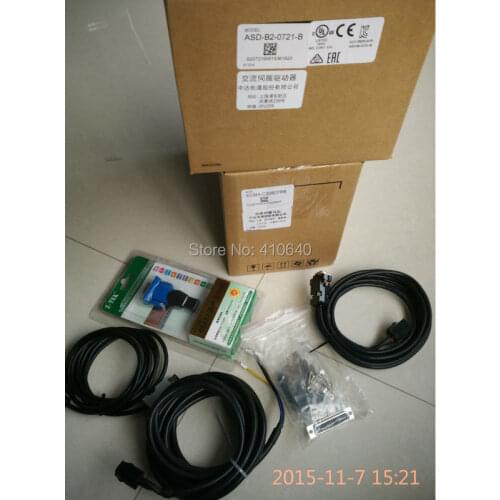 Set Sales Genuine Delta AC Servo Motor 750W ECMA-C20807RS and Matching Delta AC Servo Motor Drive ASD-B2-0721-B Reliable Quality