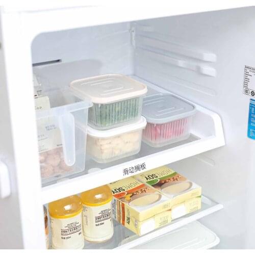 Food Storage Container Refrigerator Storage Box PP Fresh Keeping Kitchen Organization Containers