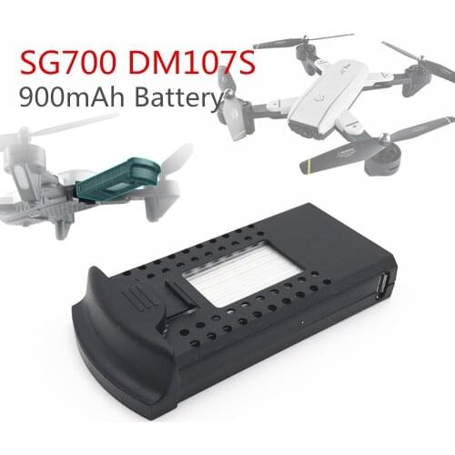 3.7V 900mAh Lipo Battery for DM107 SG700 RC Drone Quadcopter WiFi FPV Drone Helicopter RC Battery