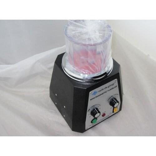 KT-100 MAGNETIC TUMBLER - with 100g magnetic pins for free. JEWELRY POLISHER FINISHING TOOL - 220V Magnetic polishing machine