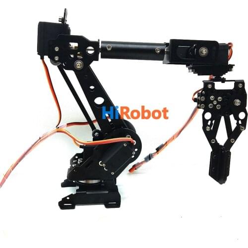 Metal Mechanical Arm 6 Axis Rotating Smart Robot kit, High Torque Servo, with Mechanical Claw CL-3, For DIY course teaching