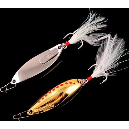 Metal Vib Leech Spinners Spoon Lures 2.5g 3.5g 5g 7.5g 10g 15g 20g 25g Artificial Bait Lure Fishing Tackle for Bass Pike Perch