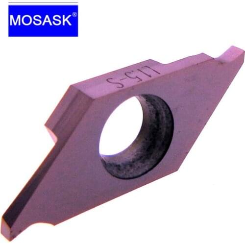 MOSASK TKF12 Left ZM856 CNC Lathe Processing Stainless Steel Cemented Carbide Small Parts Machining Turning Cutting Inserts