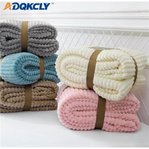 ADQKCLY Softness Flannel throw Blankets Warm Lamb Cashmere Bed Sheet for Children Adults throw Sofa Towel 100*150cm/150*200cm