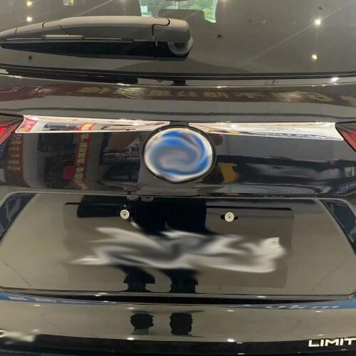 For Toyota Highlander 2021 2022 Chrome ABS Car Rear Trunk Door Strip Lid Cover Trim Decorative Styling Accessories