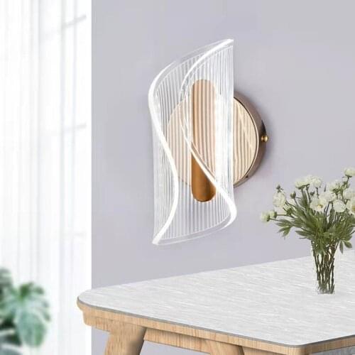 Wall Lamp Bedroom Light Bedside Lamp Hear Wall Lamp Living Room Dining Room Wall Light Acrylic And Metal Wall Lamp