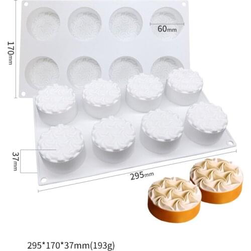 New Cream Flower Shape Silicone Cake Mold For Baking Mould Dessert Mousse Pan Bakeware Moule Pastry Decoration Tools