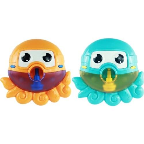 New Cute Octopus Automatic Bubble Machine Soap Bubble Blower Outdoor Kids Child For Kids