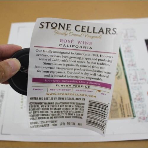 Customized sample text sticker for New Products Promotional