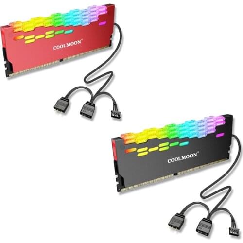 Heatsink High Compatibility 5V 3PIN ARGB Memory Spreader Cooler Addressable RGB Cooling Vest For Desktop