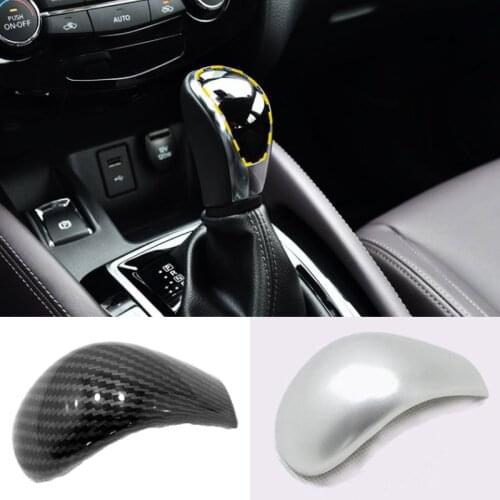 For Nissan Qashqai 2019 Car Gear Shift Stick Knob Head Decoration Cover Sticker Car Styling Molding New