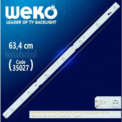 SAMSUNG _ 2015 ARC320 _ 3228 ART07 _ REV1.0 _ 150725 _ LM41-00175A - 63.4 CM 7 LED (WK-811) ALUMINUM