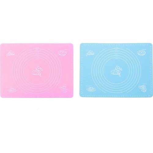 Kitchen Silicone Baking Rolling Mat Thickening Flour Rolling Scale Mat Kneading Dough Pad Baking Pastry Rolling Bakeware Liners