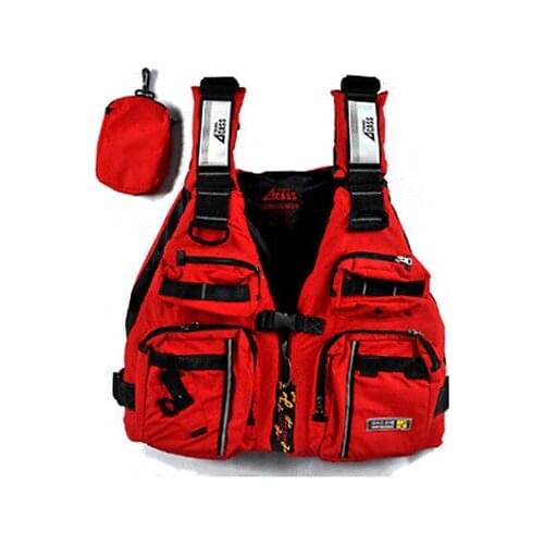 Red Adult Buoyancy Aid Sailing Fishing Kayak Canoeing Life Jacket Vest