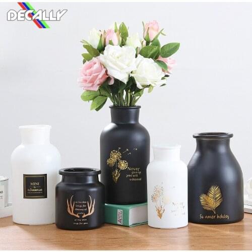 Glass Scandinavian Design Vase European Home Decoration Flower Arrangement for Vase Hydroponics Tabletop Flower Vase Flower Vase