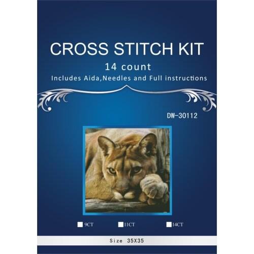 Oneroom cross stitch Lion Embroidery cross-stitch kits Needlework full 14CT Embroidery home decoration accessories