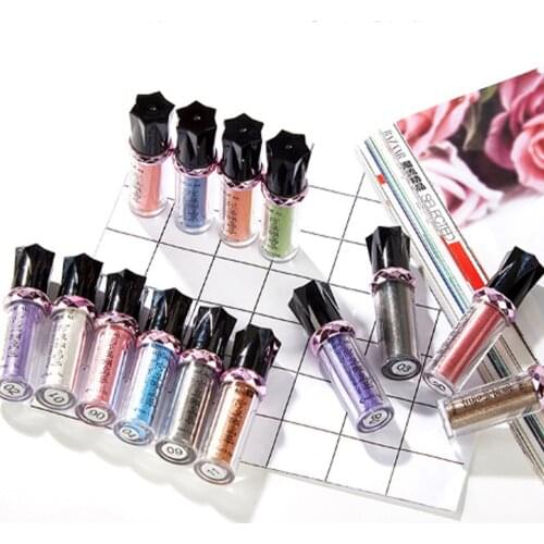 Factory direct sales bright waterproof eye shadow popular color eye shadow gold