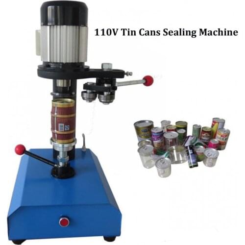 110V Tin Cans Sealing Machine Electric Desk-top Beer Can Seamer Aluminum Can Seamer Dried Fruit Tin Can