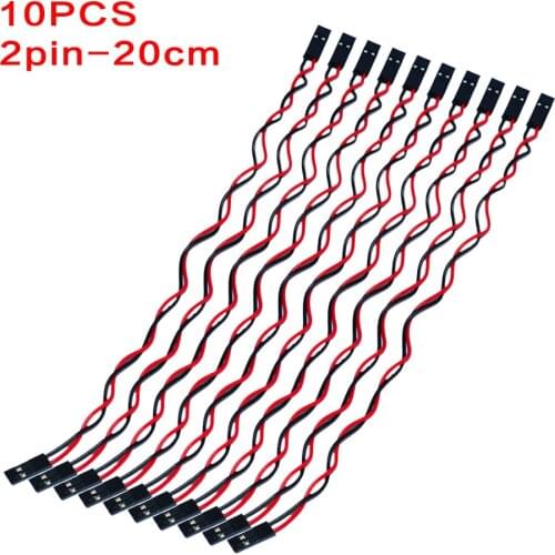 10pcs/lot)Keyestudio F-F 20CM 2.54 2Pin /3Pin /4pin/8Pin Breadboard Line/Dupont Cable For Arduino Breadboard DIY Project