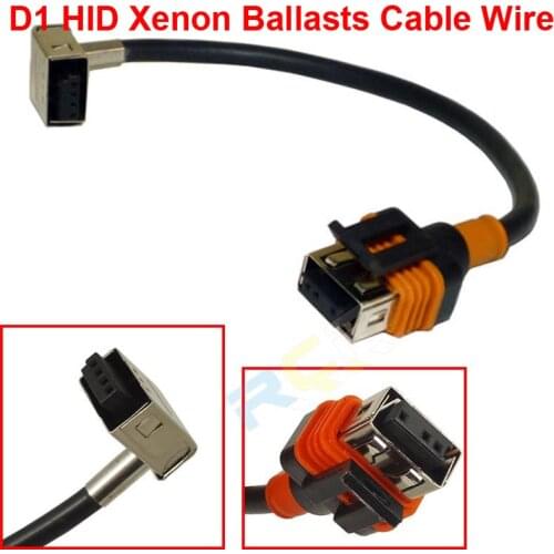2PCS D1 D1S D1R D1C OEM HID Xenon Headlight Bulbs Lamps Ballasts Wire Harness Cable Adapter Holder Wiring Socket Plug N Play