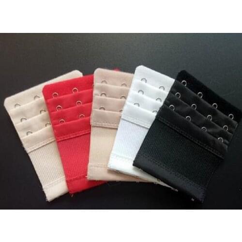 3/4Pcs Nylon Bra Extenders Strap Extension Adjustable Buckle Women Intimates Lengthened Bra Hook Extenders Womens Accessoires