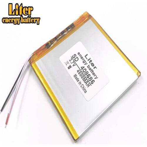 3 line Liter energy battery 408586 3.7V 408585 4500MAH 408686 Polymer lithium ion / Li-ion for tablet pc
