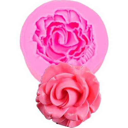 Flower Cutting Dies 3D Craft Relief Fondant Chocolate silicone Mold Cake Decorating kitchen pastry used molding tools FT-0998