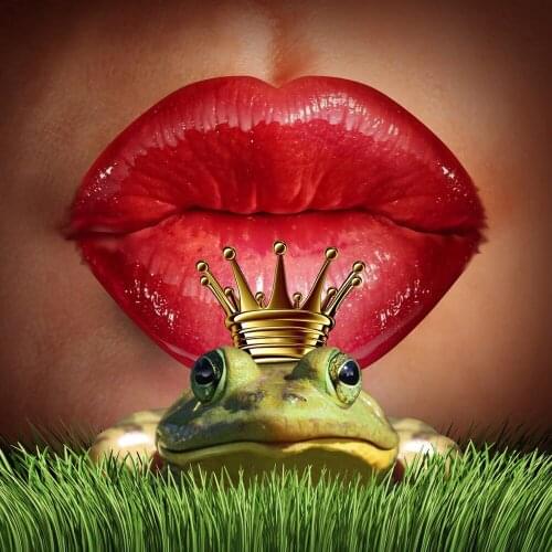 5D DIY diamond painting Frog lips Full square/round Embroidery Pattern 3D Cross stitch kits mosaic wall stickers
