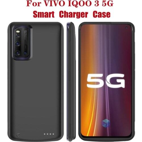 6800mAh External Power Bank Smart Charging Cover for VIVO IQOO 3 5G Portable Battery Charger Cases for IQOO 3 5G Battery Case