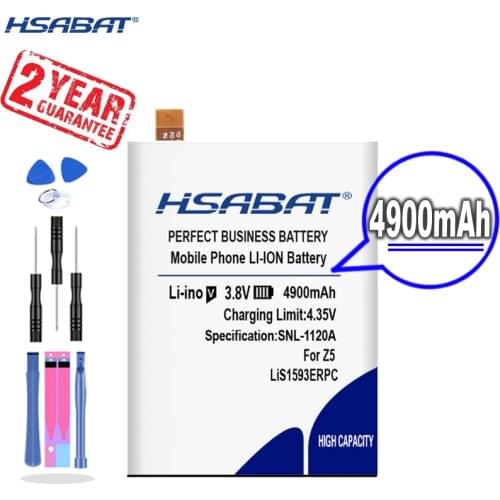 New Arrival [ HSABAT ] 4900mAh LIS1593ERPC Replacement Battery for Sony Xperia Z5 E6633 E6653 E6683 E6603