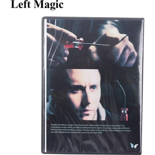 Alchemist: Screw Driver (2 Gimmicks And Dvd) - Magic Tricks For Adults,Stage Magic Illusions,Magic Show Kit
